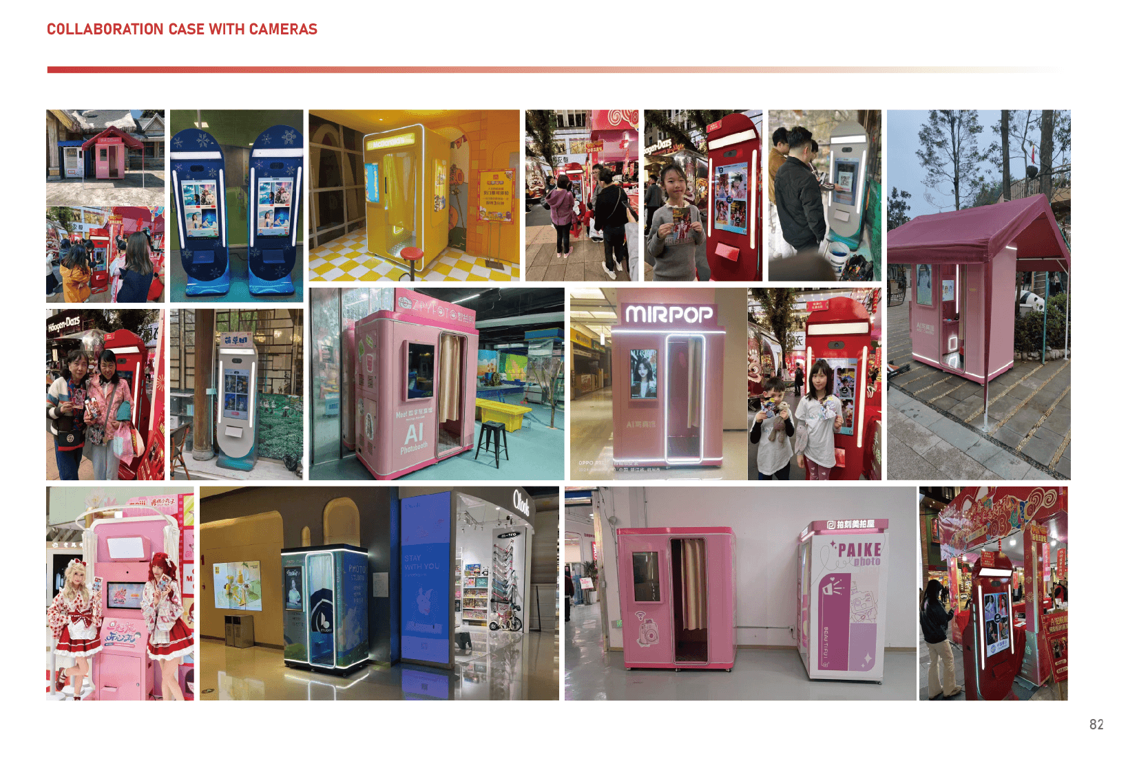 Tourist attractions AI Photobooth placement example