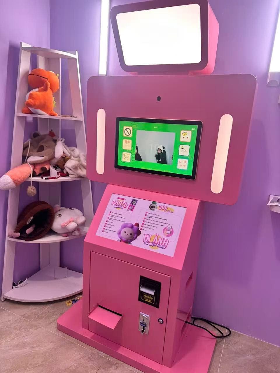 Pop-up events photo booth application scenario