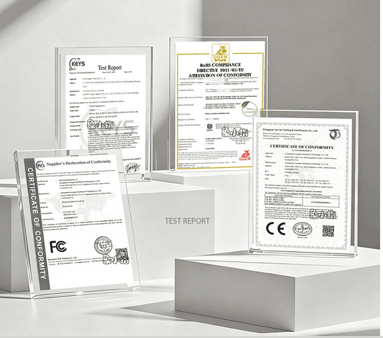 Certificate display
