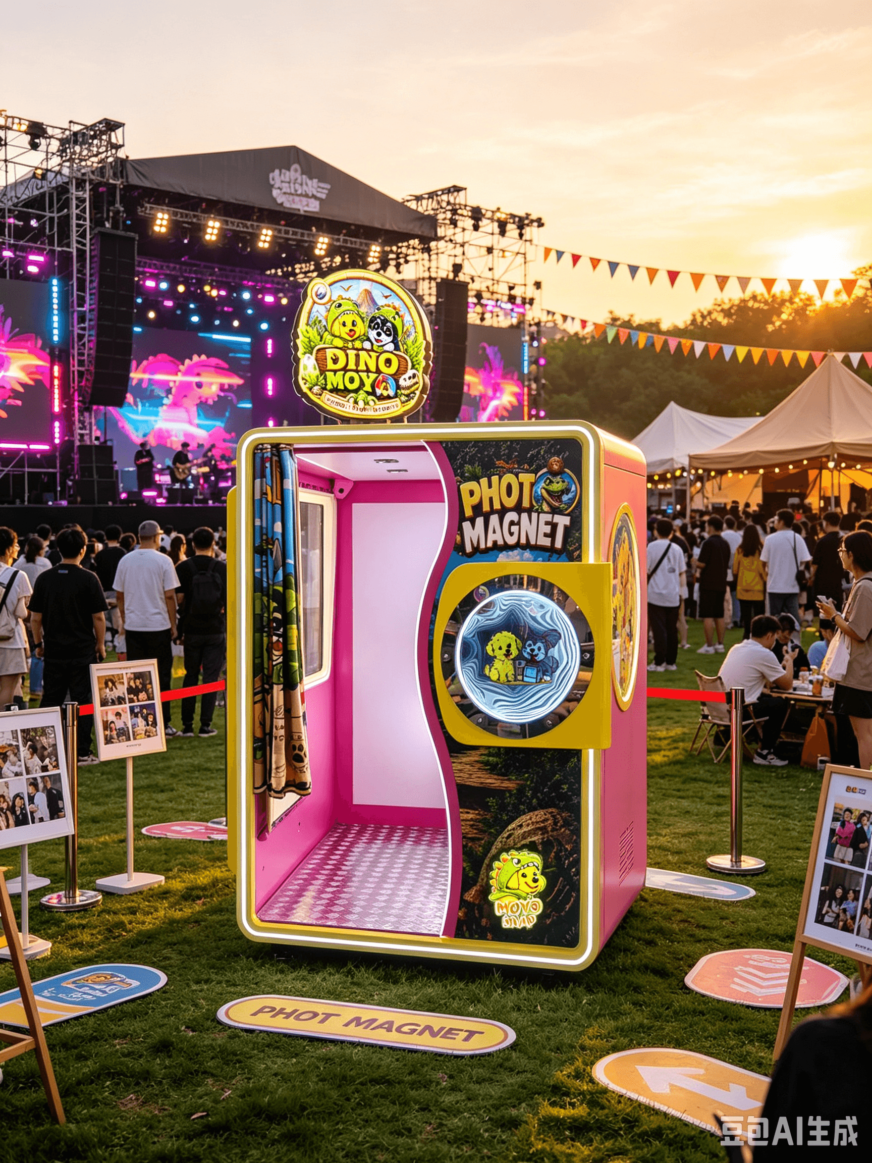 Events photo booth application scenario